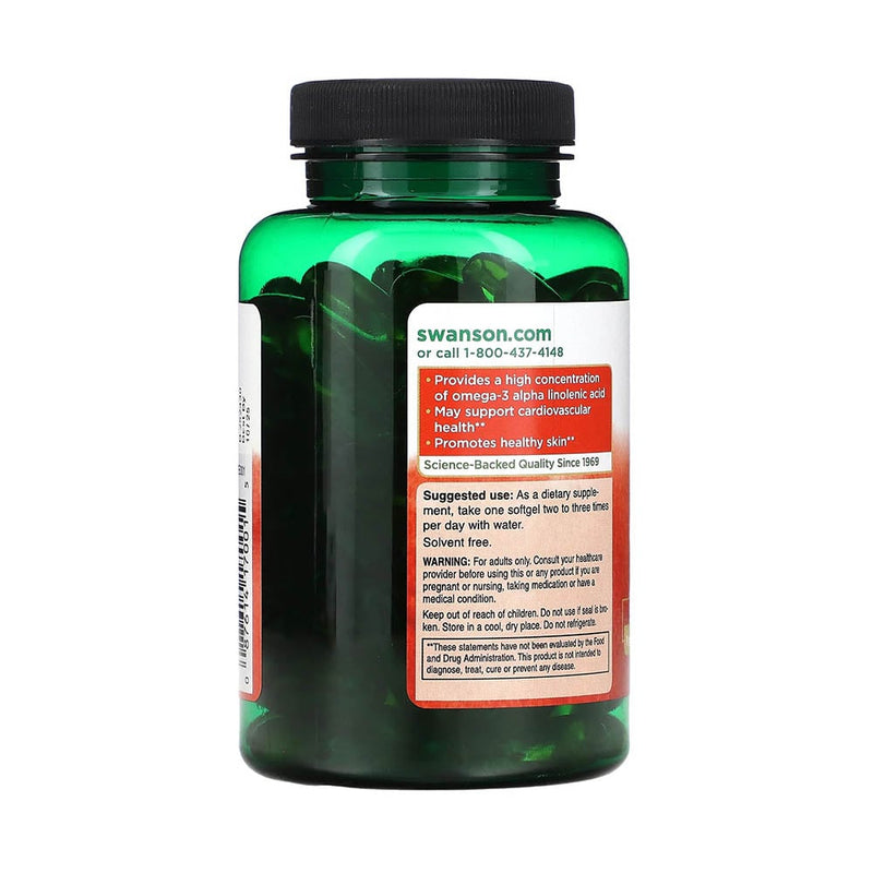 Încărcați imaginea în vizualizatorul Galerie, Flaxseed Oil Organic (Ulei Seminte de in), 1000mg, Swanson, 100 Softgels SWE001