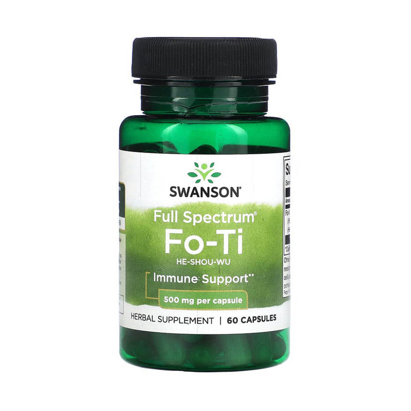 Încărcați imaginea în vizualizatorul Galerie, Fo-Ti, He Shou Wu (Troscot Chinezesc), 500 mg, Swanson, 60 capsule SW1425