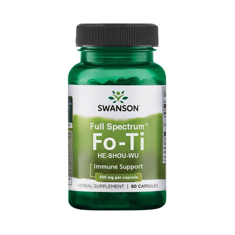 Încărcați imaginea în vizualizatorul Galerie, Fo-Ti, He Shou Wu (Troscot Chinezesc), 500 mg, Swanson, 60 capsule SW1425
