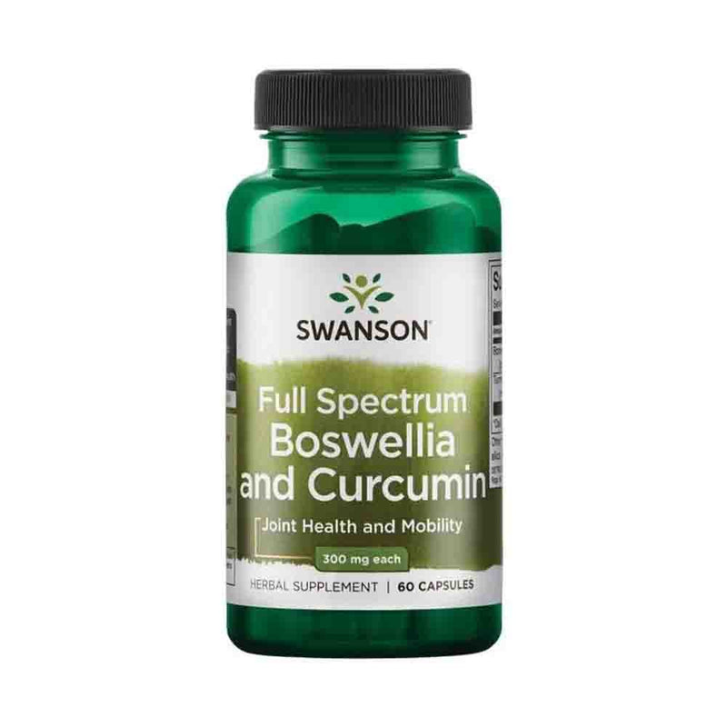 Încărcați imaginea în vizualizatorul Galerie, Full Spectrum Boswellia and Curcumin, Swanson, 60 capsule SW1320