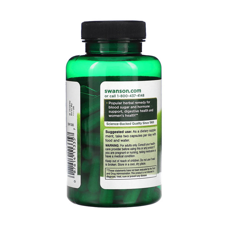 Încărcați imaginea în vizualizatorul Galerie, Fenugreek Seed (Semintele de Schinduf), 610 mg, Swanson, 90 capsules SW1335