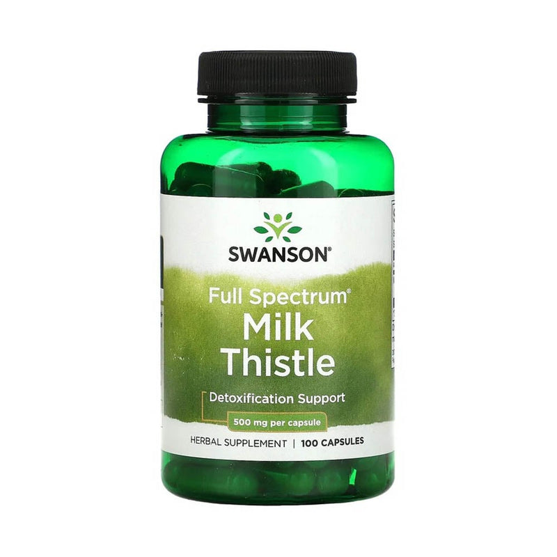 Încărcați imaginea în vizualizatorul Galerie, Full Spectrum Milk Thistle (Armurariu), 500mg, Swanson, 100 capsule SW966