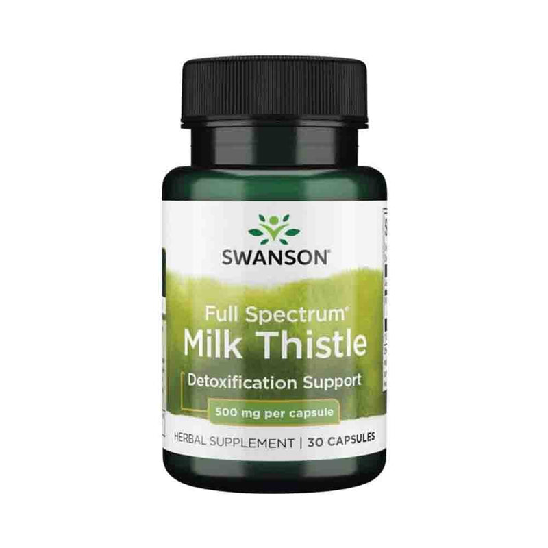 Încărcați imaginea în vizualizatorul Galerie, Full Spectrum Milk Thistle (Armurariu), 500mg, Swanson, 100 capsule SW966