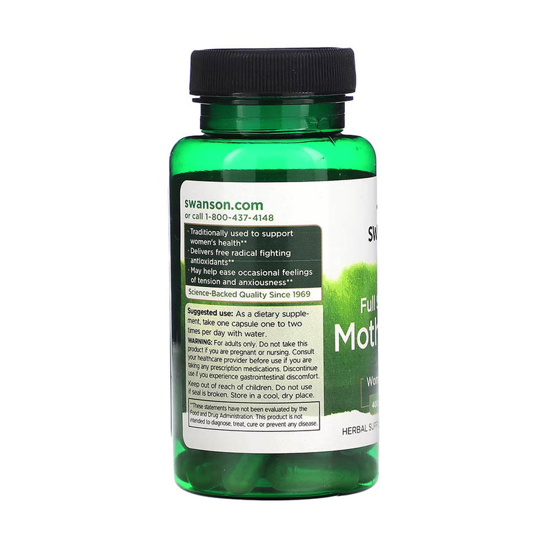 Încărcați imaginea în vizualizatorul Galerie, Motherwort (Talpa Gâștei), 400 mg, Swanson, 60 capsule SW1292