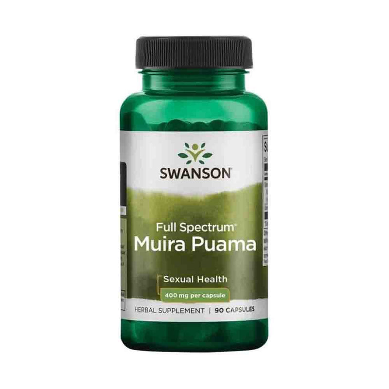 Încărcați imaginea în vizualizatorul Galerie, Full Spectrum Muira Puama Root, 400mg, Swanson, 90 capsule SW1133
