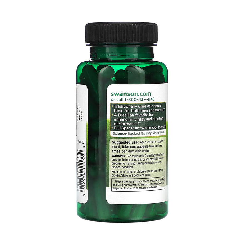 Încărcați imaginea în vizualizatorul Galerie, Full Spectrum Muira Puama Root, 400mg, Swanson, 90 capsule SW1133
