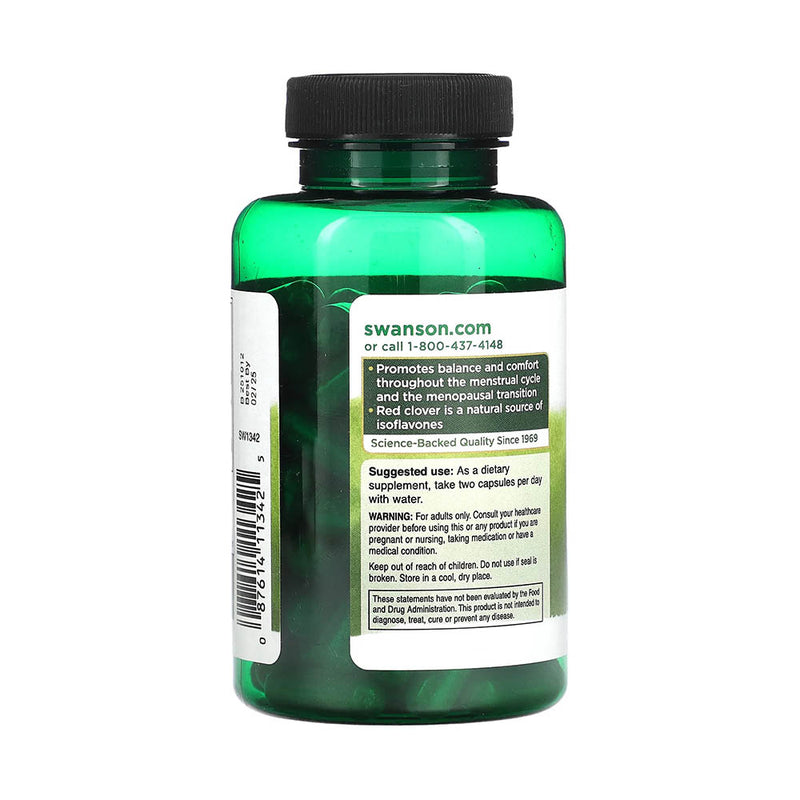Încărcați imaginea în vizualizatorul Galerie, Red Clover Blossom (Trifoiul Roșu) 430 mg, Swanson, 90 capsule SW1342
