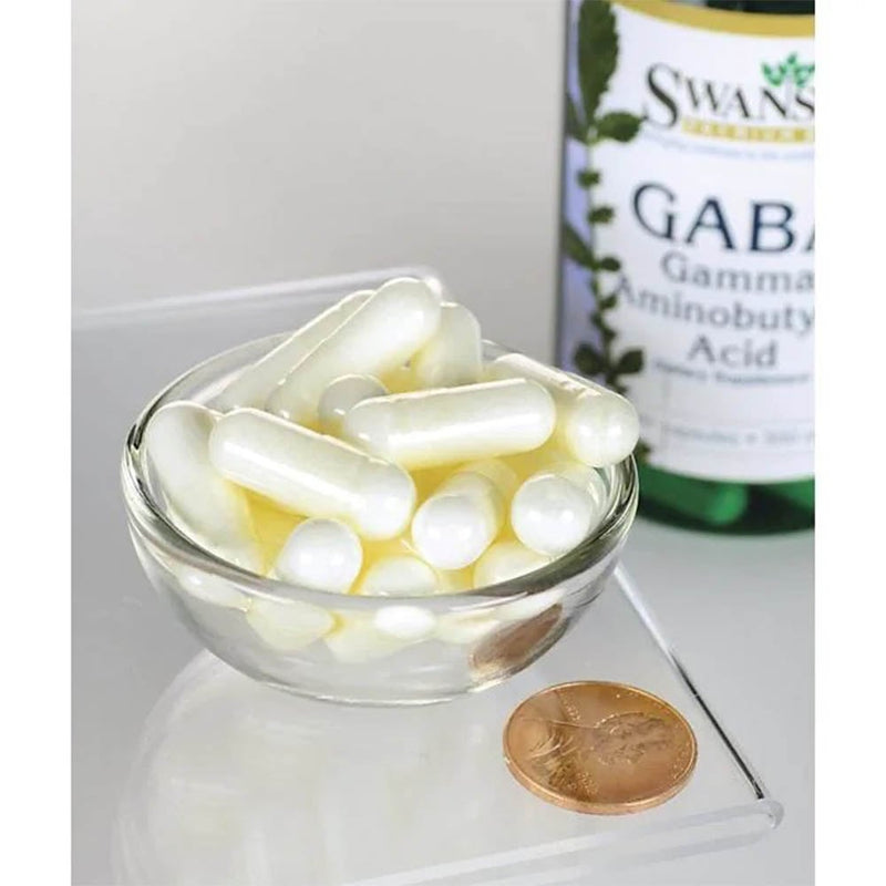 Încărcați imaginea în vizualizatorul Galerie, GABA, 500 mg, Swanson, 100 capsule SW872