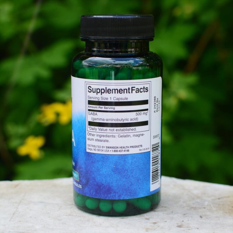 Încărcați imaginea în vizualizatorul Galerie, GABA, 500 mg, Swanson, 100 capsule SW872