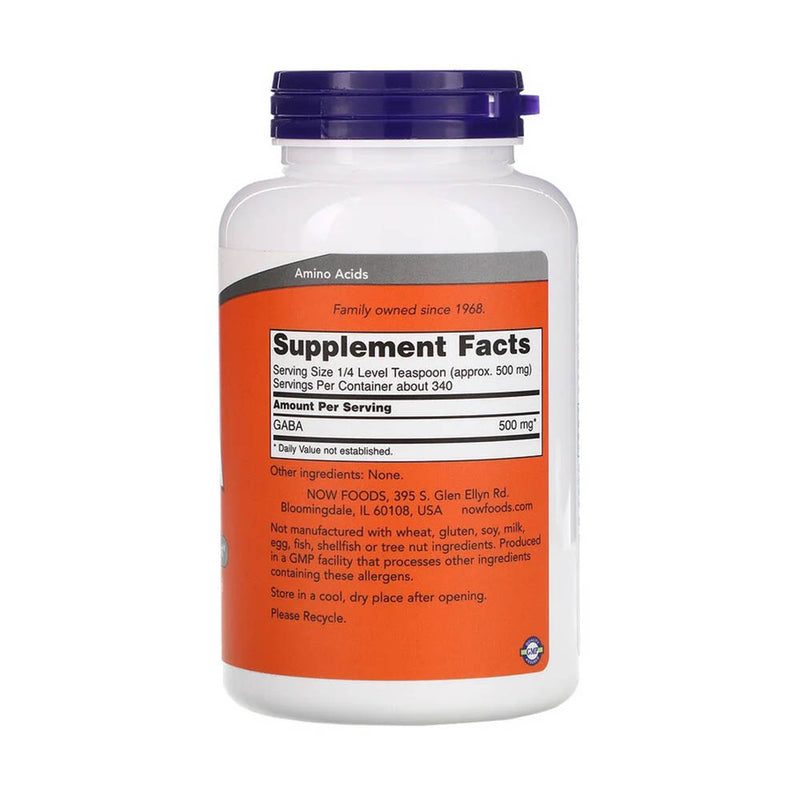 Încărcați imaginea în vizualizatorul Galerie, GABA Pure Powder, Now Foods, 170g