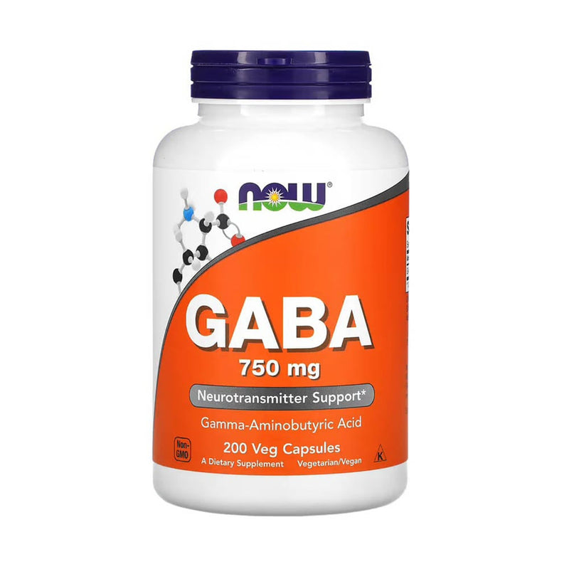 Încărcați imaginea în vizualizatorul Galerie, GABA with Vitamin B6, 500mg, Now Foods, 100 capsule