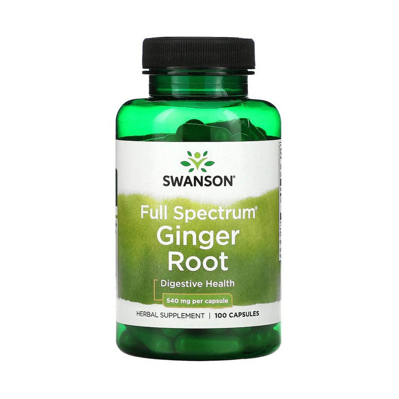 Încărcați imaginea în vizualizatorul Galerie, Ginger Root (Ghimbir), 540 mg, Swanson, 100 capsule SW535