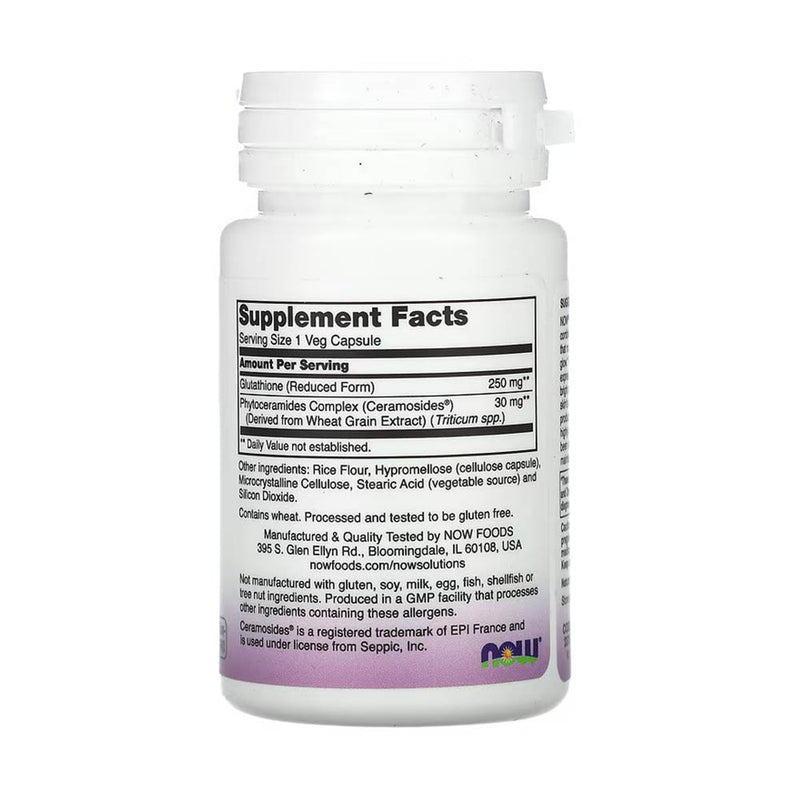 Încărcați imaginea în vizualizatorul Galerie, Glutathione Skin Brightener, (Luminozitatea Pielii), Now Foods, 30 capsule