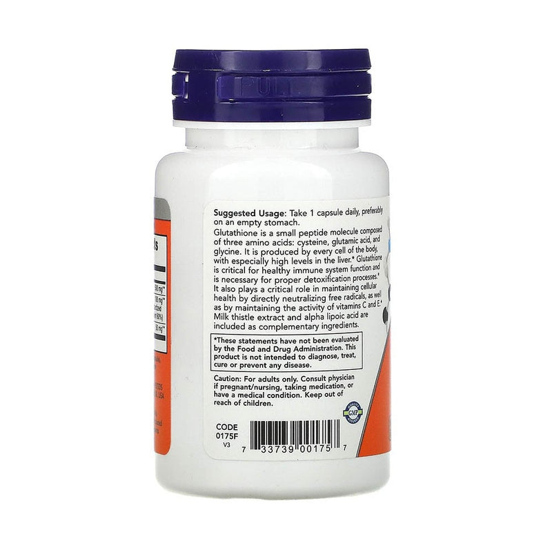 Încărcați imaginea în vizualizatorul Galerie, Glutathione (Glutation) 500 mg, Now Foods, 30 capsule