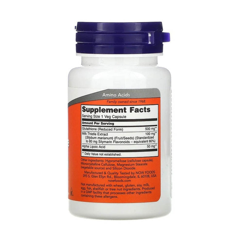 Încărcați imaginea în vizualizatorul Galerie, Glutathione (Glutation) 500 mg, Now Foods, 30 capsule