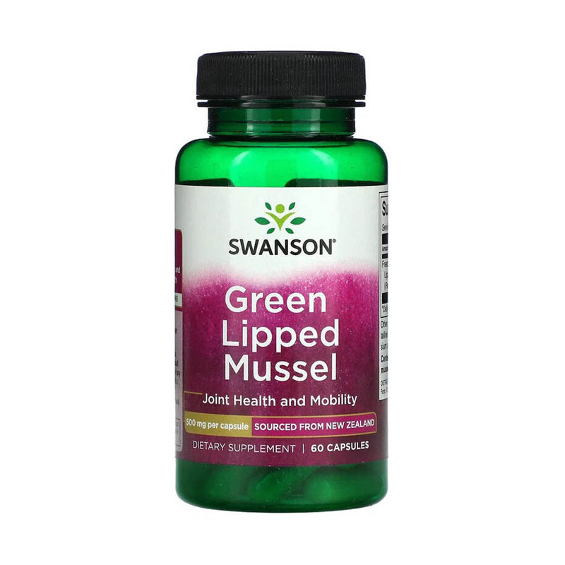 Încărcați imaginea în vizualizatorul Galerie, Green Lipped Mussel (Extract Scoica Cochilie Verde), 500mg, Swanson, 60 capsule SW1434