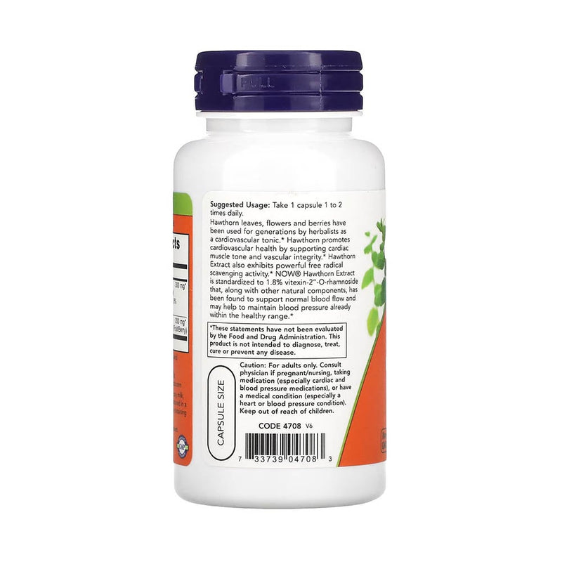 Încărcați imaginea în vizualizatorul Galerie, Hawthorn Extract (Paducel), 300 mg, Now Foods, 90 capsule