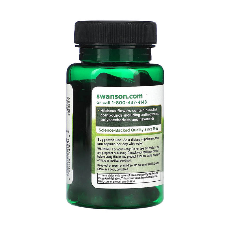 Încărcați imaginea în vizualizatorul Galerie, Hibiscus Flower 400 mg, Swanson, 60 capsule SW1406