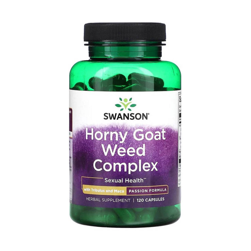 Încărcați imaginea în vizualizatorul Galerie, Horny Goat Weed cu Tribulus si Maca, Swanson, 60 capsule SWP028