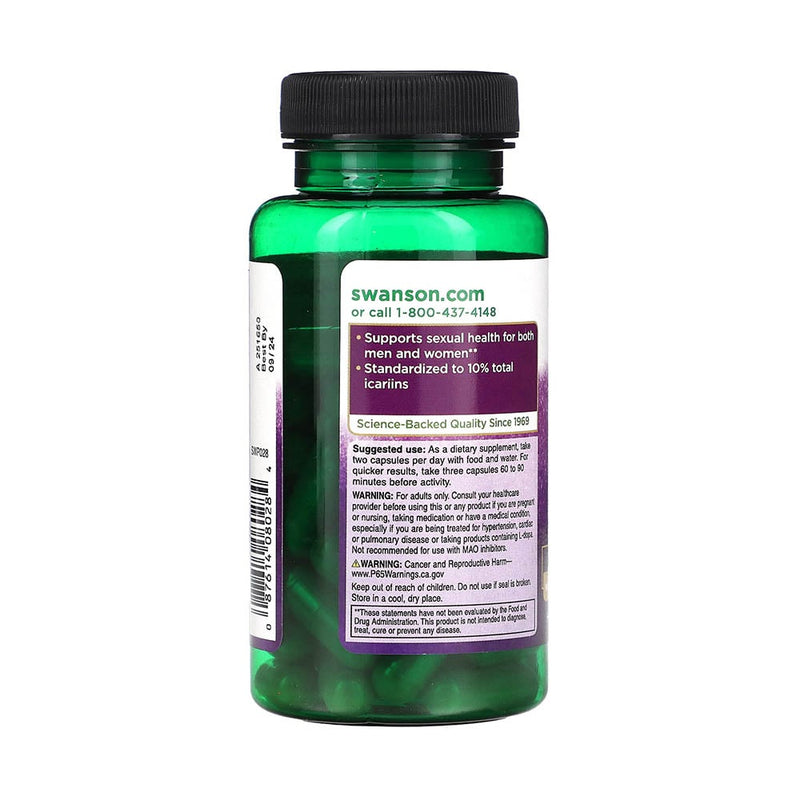 Încărcați imaginea în vizualizatorul Galerie, Horny Goat Weed cu Tribulus si Maca, Swanson, 60 capsule SWP028