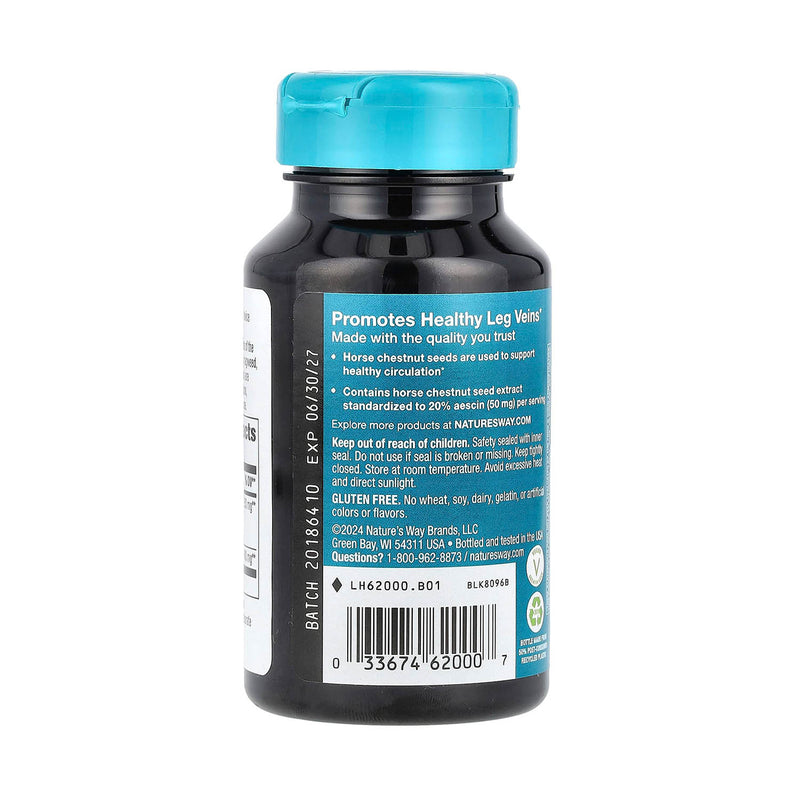 Încărcați imaginea în vizualizatorul Galerie, Horse Chestnut, Premium Extract, 250 mg, Nature's Way, 90 Capsule