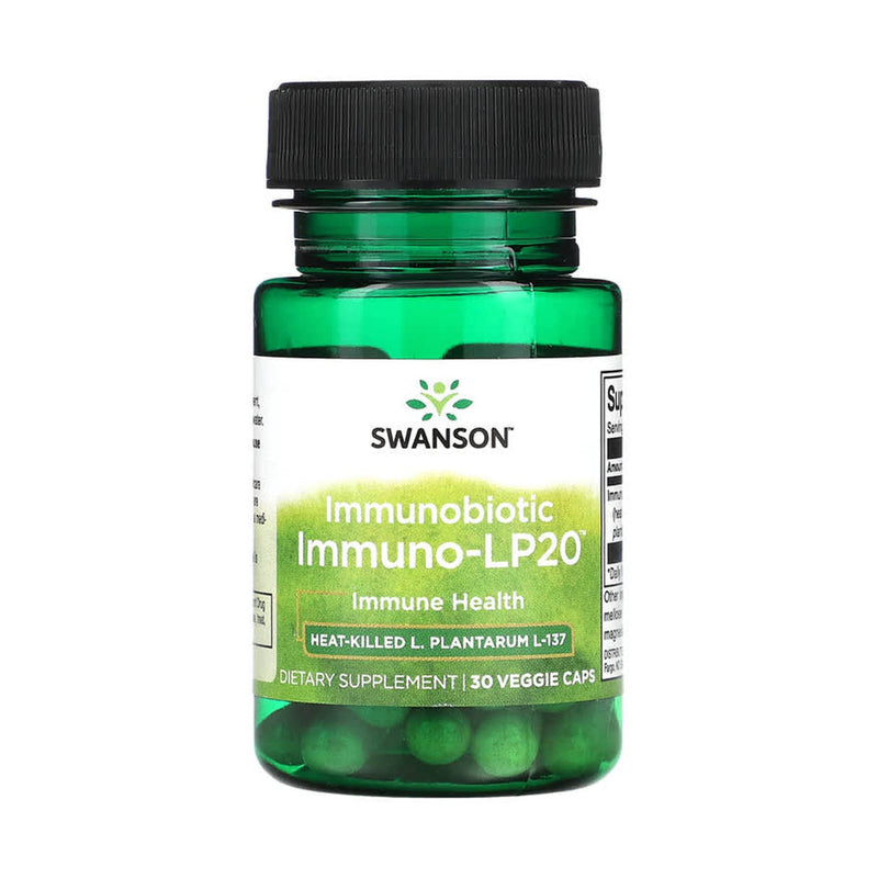 Încărcați imaginea în vizualizatorul Galerie, Immunobiotic, Lactobacillus plantarum, Swanson, 30 capsule SWA028