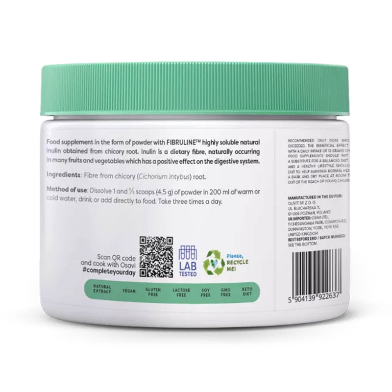 Încărcați imaginea în vizualizatorul Galerie, Prebiotic Inulina din Rădăcină de Cicoare, Osavi, 270g