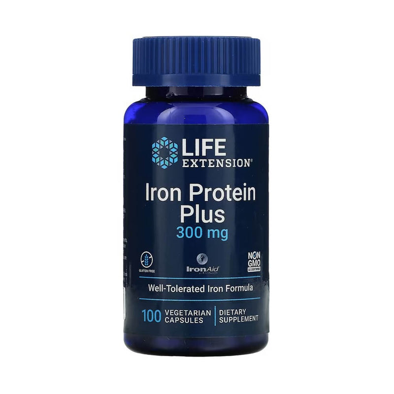 Încărcați imaginea în vizualizatorul Galerie, Iron Protein Plus, 300 mg, Life Extension, 100 capsule