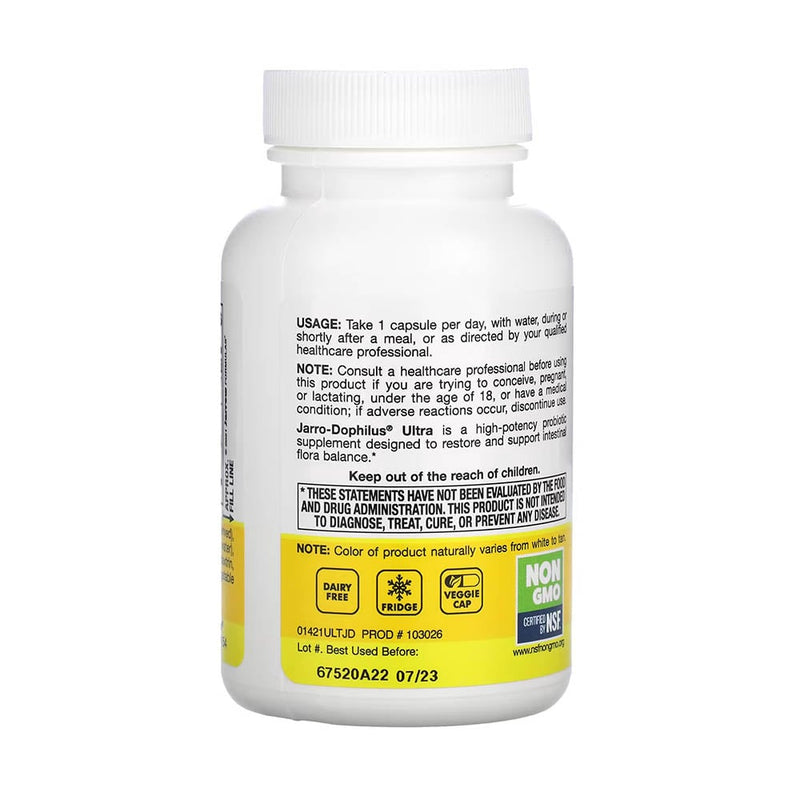 Încărcați imaginea în vizualizatorul Galerie, Jarro-Dophilus Ultra, 50 Billion, Jarrow Formulas, 60 capsule