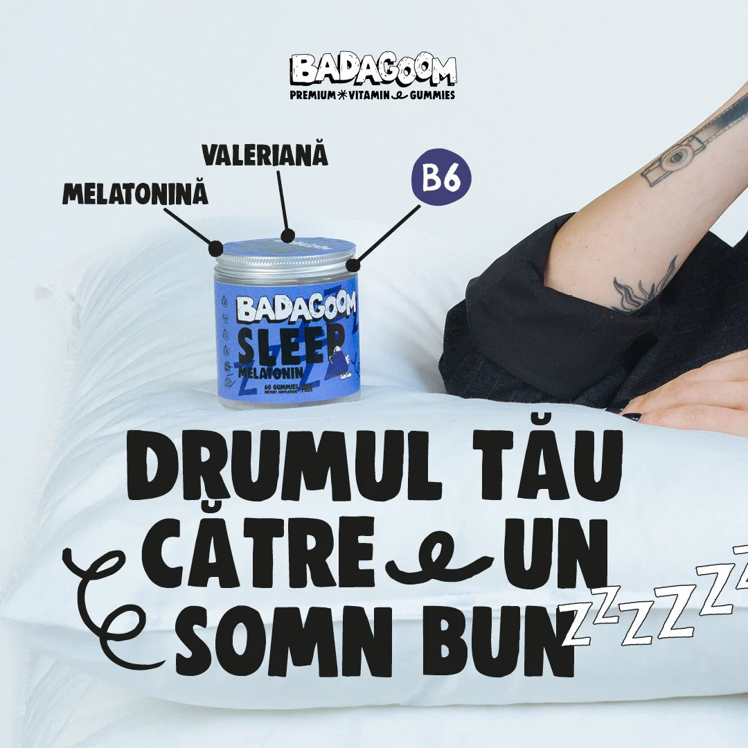 Jeleuri gumate Sleep Melatonin, Badagoom, 60 jeleuri