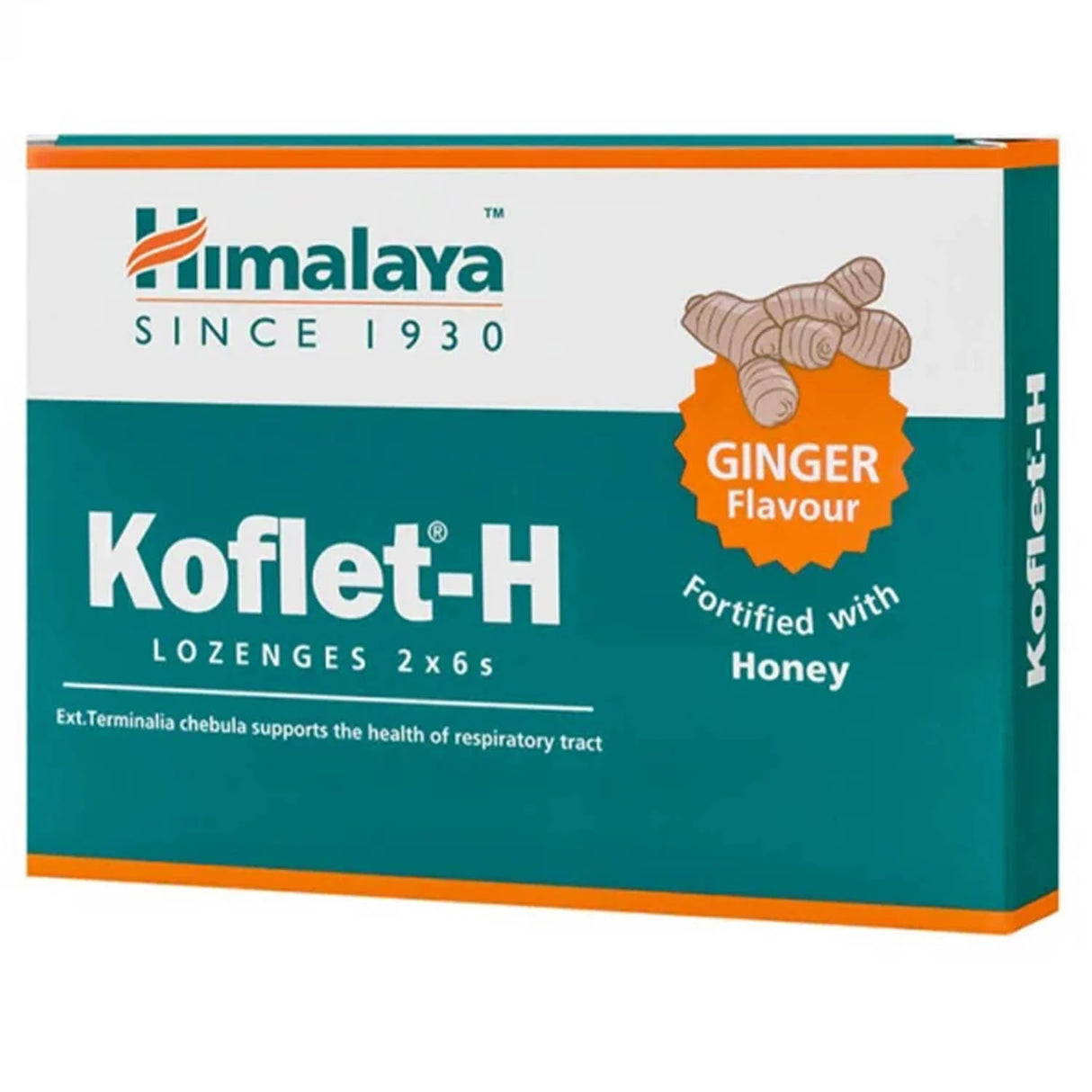 Koflet-H (Durere in Gat), Himalaya, 12 drajeuri Ginger