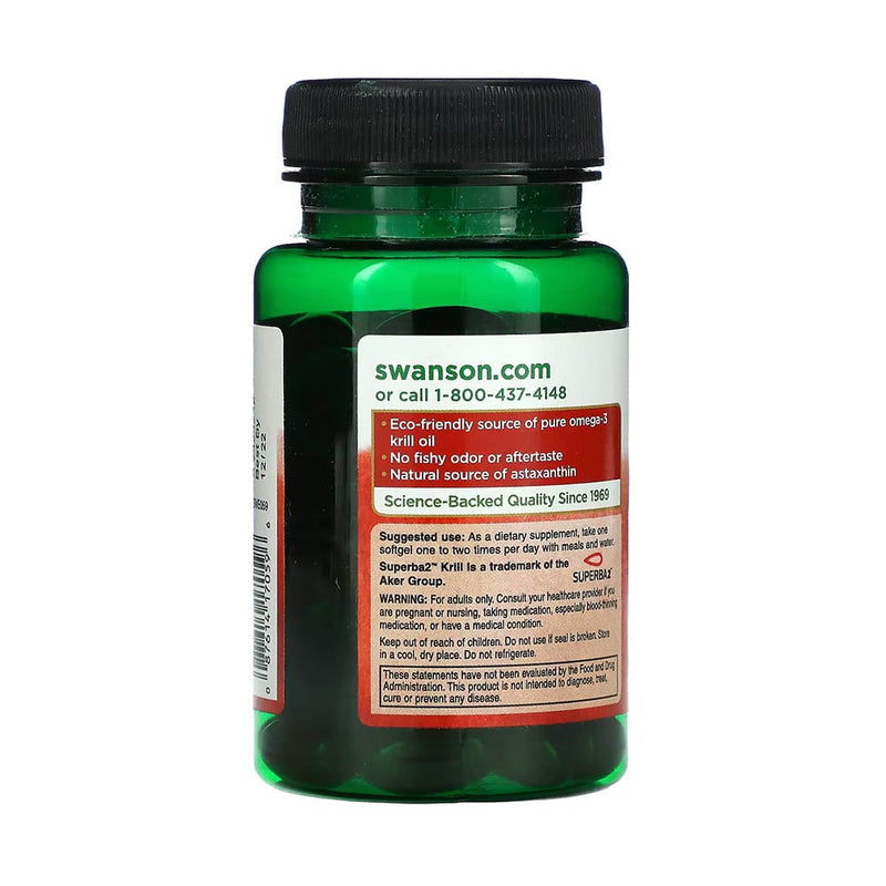 Încărcați imaginea în vizualizatorul Galerie, Krill Oil, 500 mg, Swanson, 60 softgels SWE059