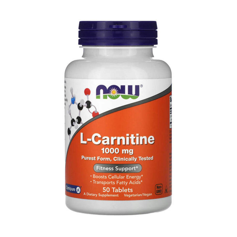 Încărcați imaginea în vizualizatorul Galerie, L-Carnitine Carnipure, 1000 mg, Now Foods, 50 tablete