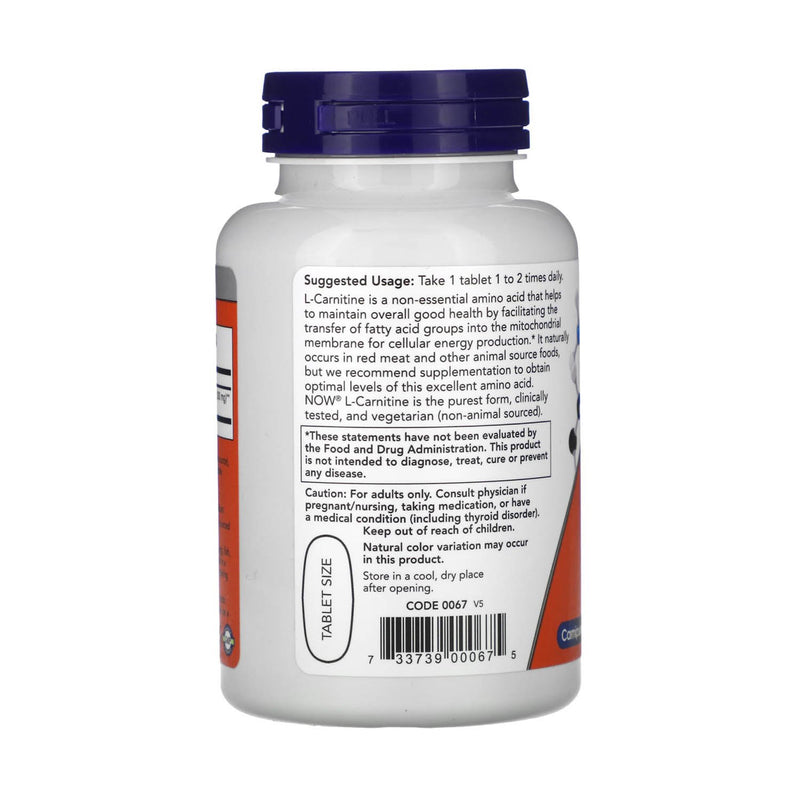 Încărcați imaginea în vizualizatorul Galerie, L-Carnitine Carnipure, 1000 mg, Now Foods, 50 tablete