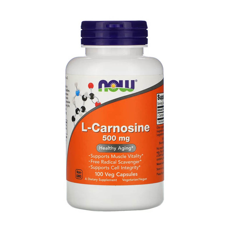 Încărcați imaginea în vizualizatorul Galerie, L-Carnosine (Carnozina), 500 mg, Now Foods, 50 capsule