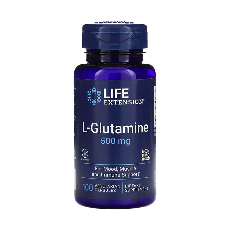 Încărcați imaginea în vizualizatorul Galerie, L-Glutamine, 500 mg, Life Extension, 100 capsule
