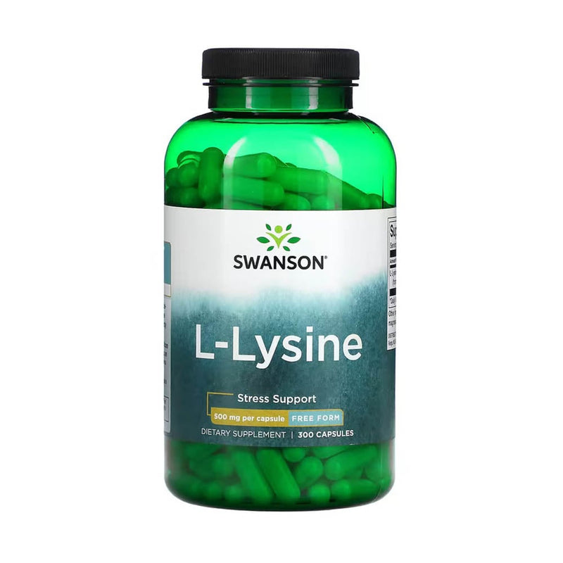 Încărcați imaginea în vizualizatorul Galerie, L-Lysine (Lizina HCl), 500 mg, Swanson, 100 capsule SW268