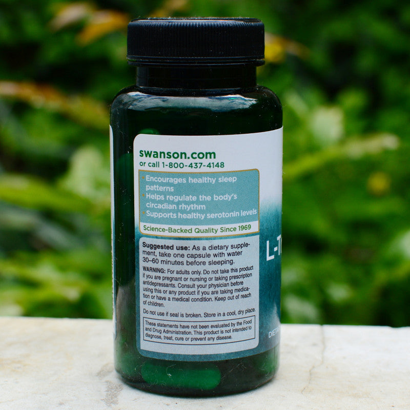 Încărcați imaginea în vizualizatorul Galerie, L-Tryptophan, 500 mg, Swanson, 60 capsule SW1502