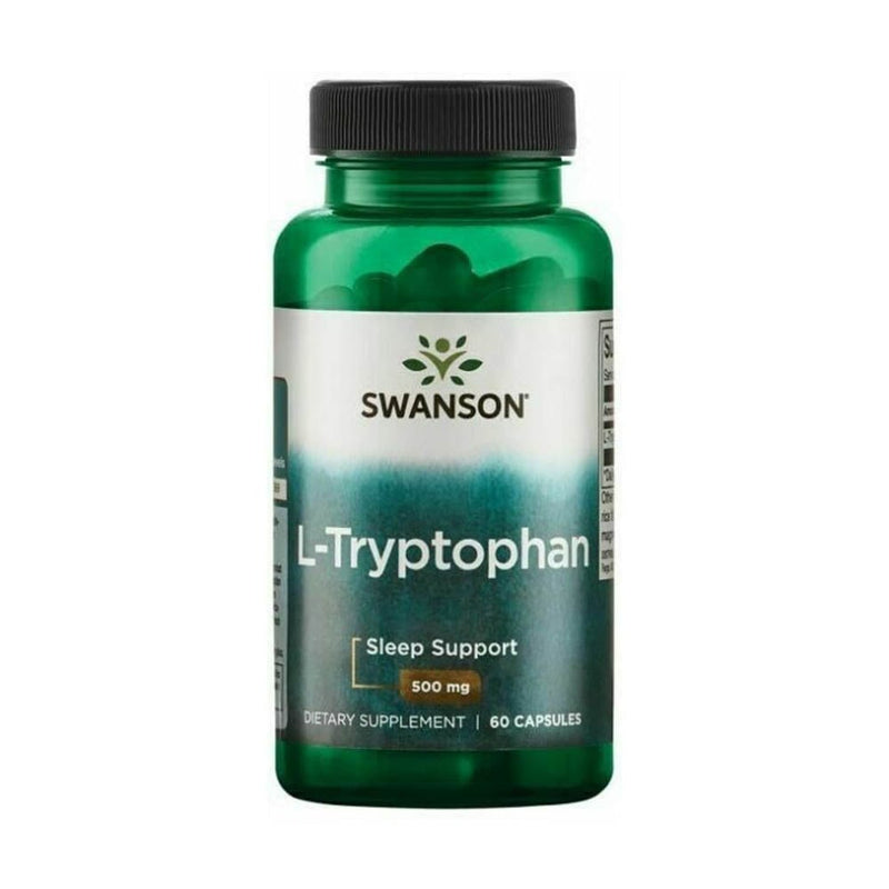 Încărcați imaginea în vizualizatorul Galerie, L-Tryptophan, 500 mg, Swanson, 60 capsule SW1502