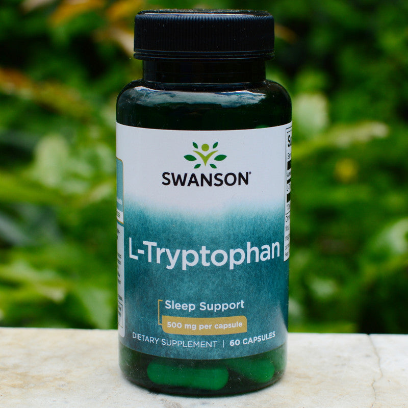 Încărcați imaginea în vizualizatorul Galerie, L-Tryptophan, 500 mg, Swanson, 60 capsule SW1502