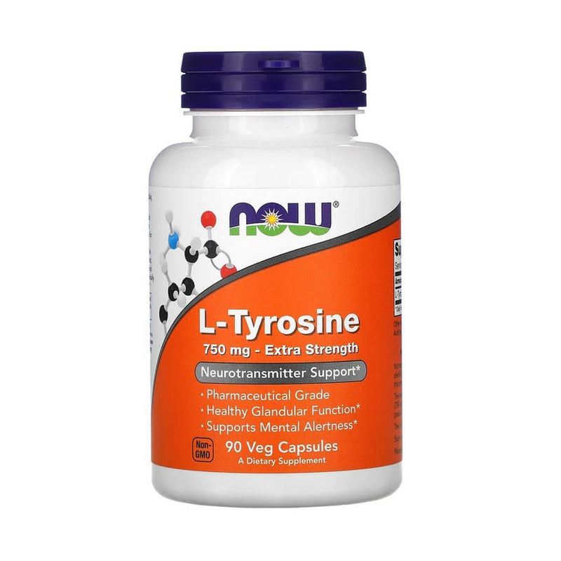 Încărcați imaginea în vizualizatorul Galerie, L-Tyrosine, Tirozina 500mg, Now Foods, 120 capsule
