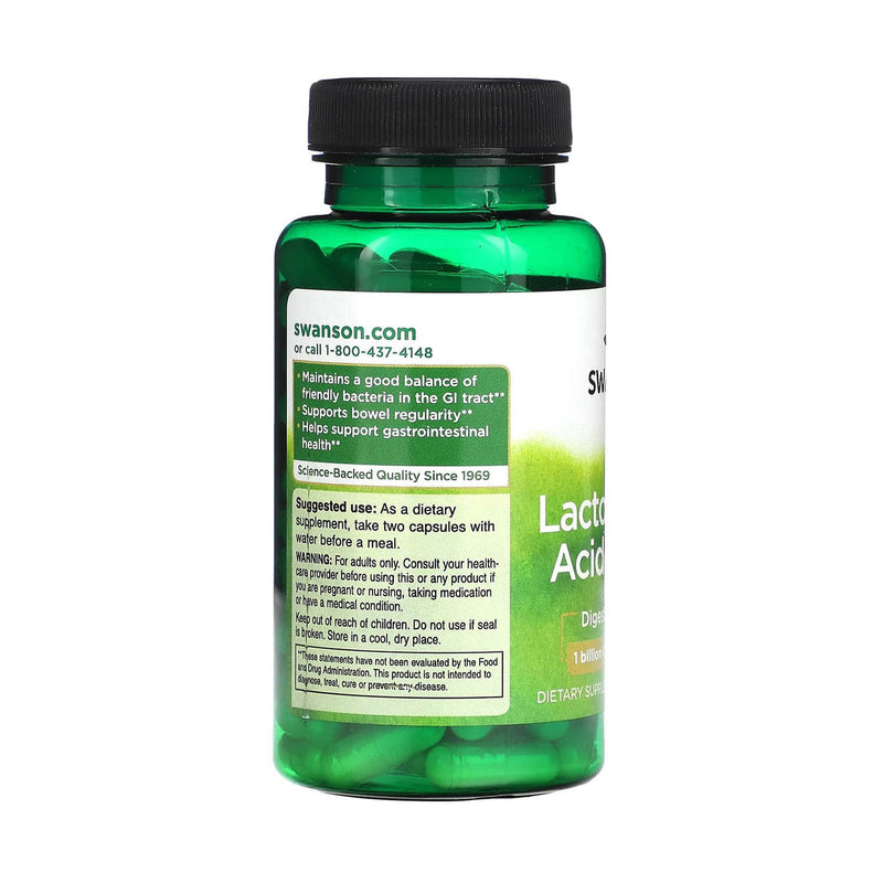 Încărcați imaginea în vizualizatorul Galerie, Lactobacillus Acidophilus, 1 Billion CFU, Swanson, 100 Capsule SW282