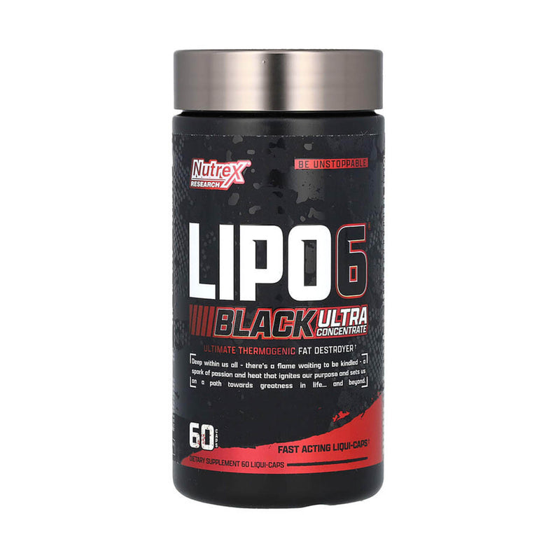 Încărcați imaginea în vizualizatorul Galerie, LIPO 6 Black, Ultra Concentrate, Nutrex Research, 60 Liqui-Caps