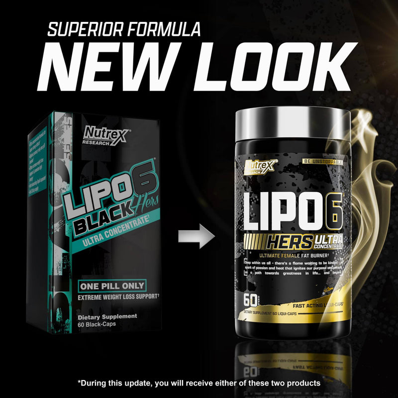 Încărcați imaginea în vizualizatorul Galerie, LIPO 6 Hers, Ultra Concentrate, Nutrex Research, 60 Liqui-Caps