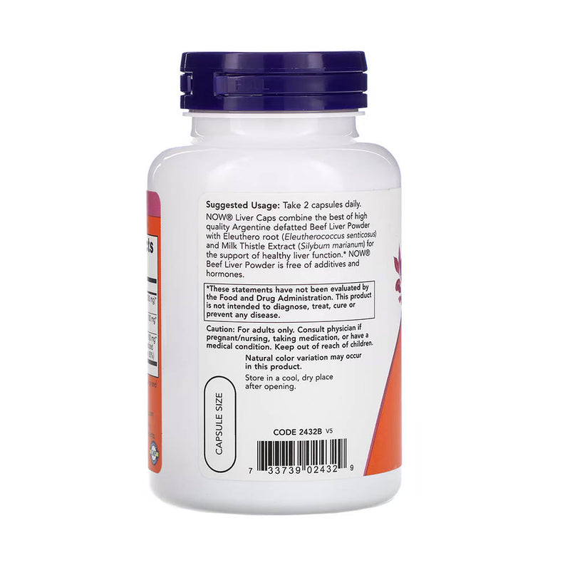 Încărcați imaginea în vizualizatorul Galerie, Liver Caps with Milk Thistle & Eleuthero, Now Foods, 100 capsule