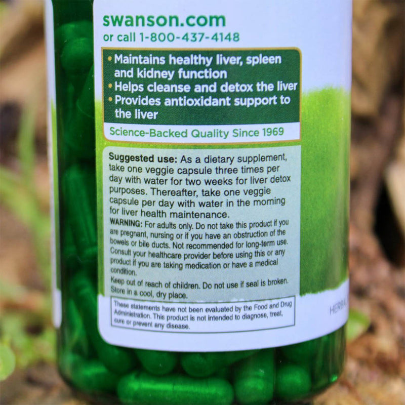 Încărcați imaginea în vizualizatorul Galerie, Liver Tone (Detoxifierea Ficatului), Swanson, 120 capsule SWU761