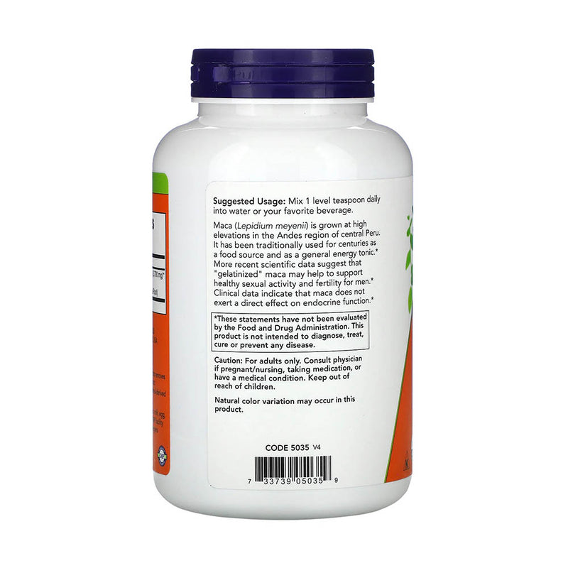 Încărcați imaginea în vizualizatorul Galerie, MACA Organica, Pure Powder 6:1, Now Foods, 198g