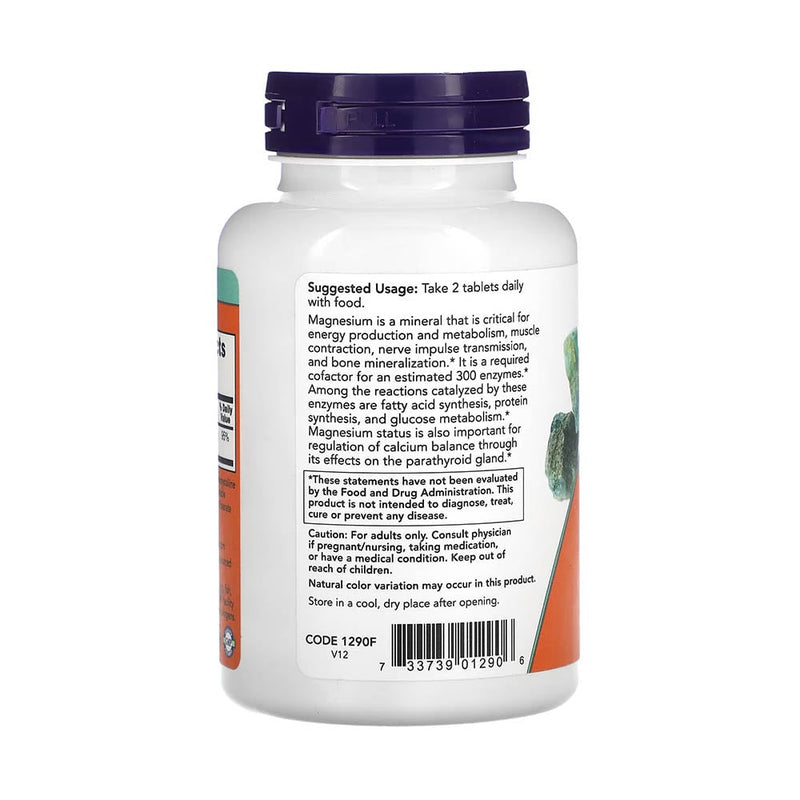 Încărcați imaginea în vizualizatorul Galerie, Magnesium Citrate 200 mg, Now Foods, 100 tablete