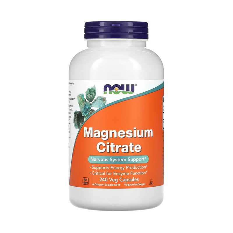 Încărcați imaginea în vizualizatorul Galerie, Magnesium Citrate 200 mg, Now Foods, 100 tablete