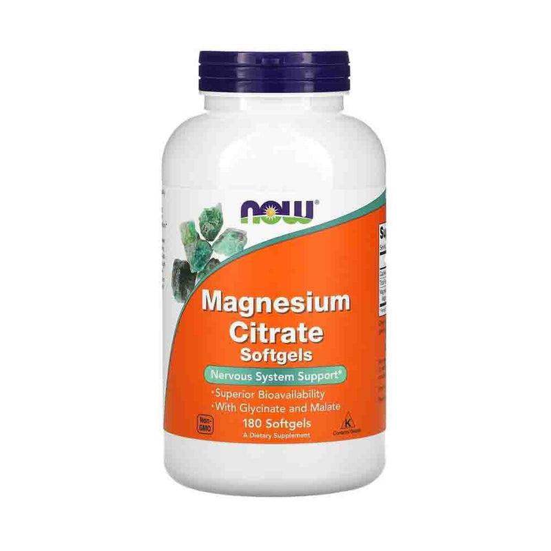 Încărcați imaginea în vizualizatorul Galerie, Magnesium Citrate 200 mg, Now Foods, 100 tablete